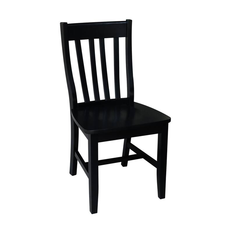 30 in Round Top Pedestal Dining Table with 2 Dining Chairs in Distressed Oak/Black
