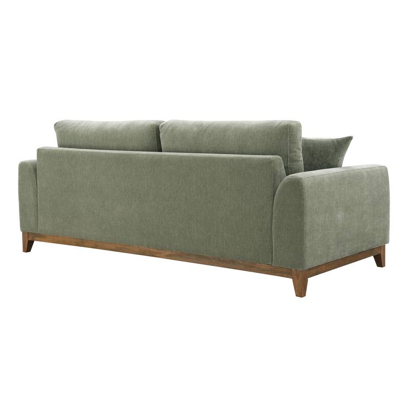 Furniture of America Lurek Mid Century Modern OEKO TEX Chenille Sofa