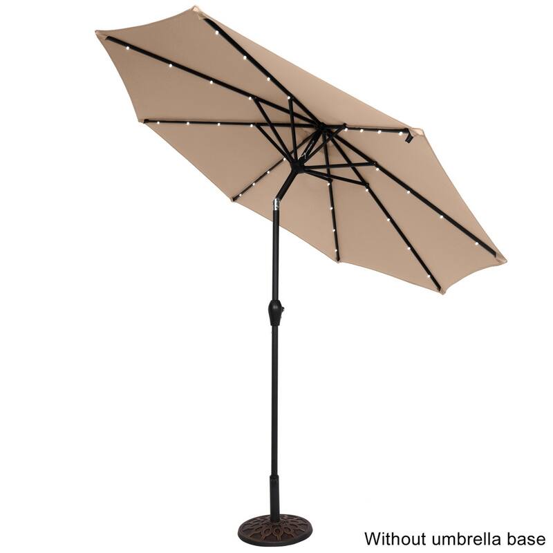 Patio Central Umbrella Cantilever Umbrella Rust Proof Iron