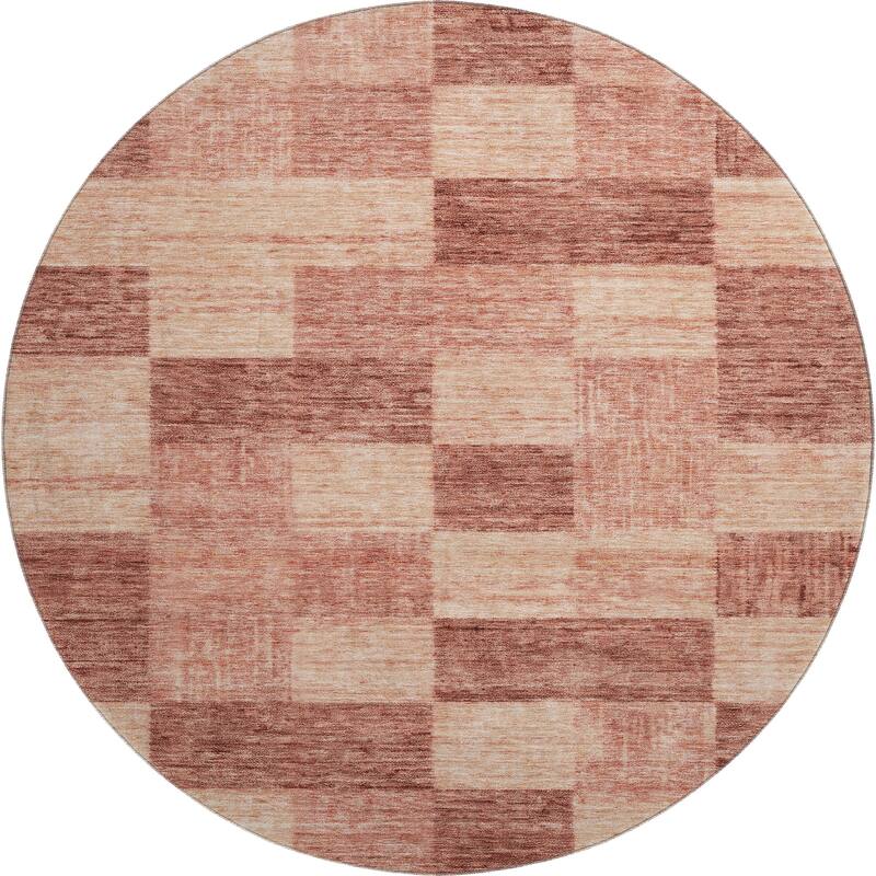 Premium Washable Super Soft Modern Checker Mayfield Rug