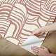 preview thumbnail 3 of 4, Nikki Chu Featherwork Red Premium Peel and Stick Wallpaper
