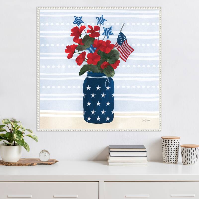 American Gnome IX by Yvette St. Amant Framed Canvas Wall Art Print