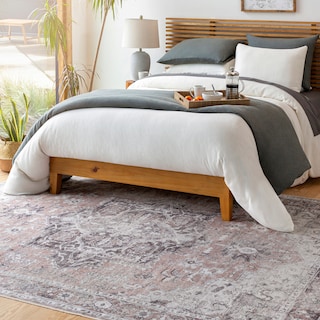 Livabliss Melite Traditional Medallion Machine Washable Area Rug