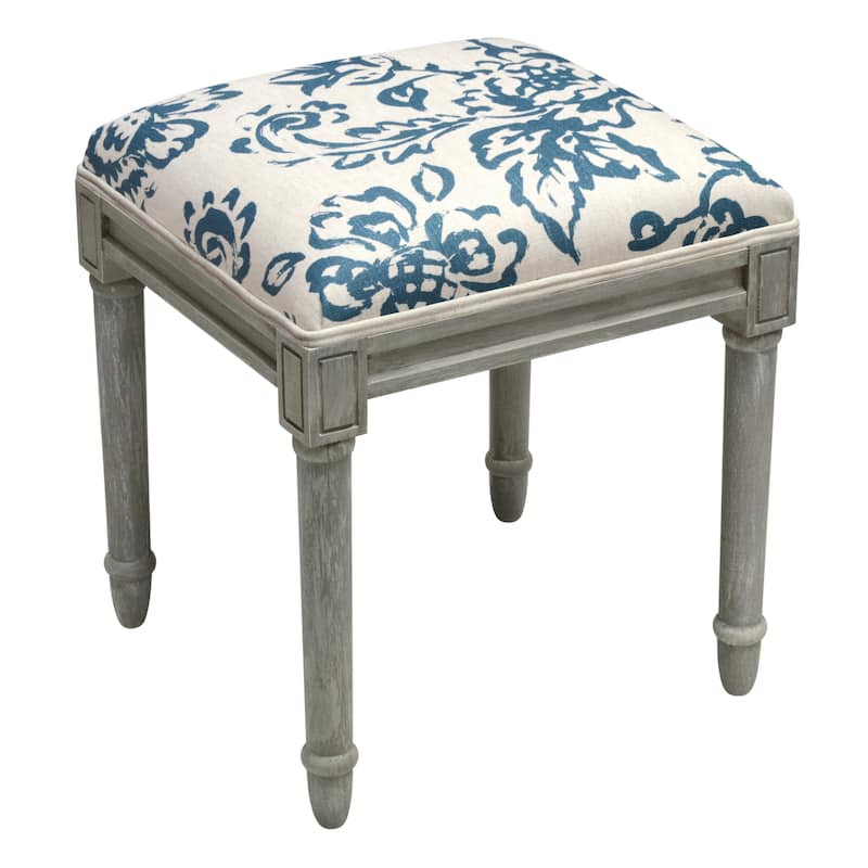 Toile Rustic-grey Vanity Stool
