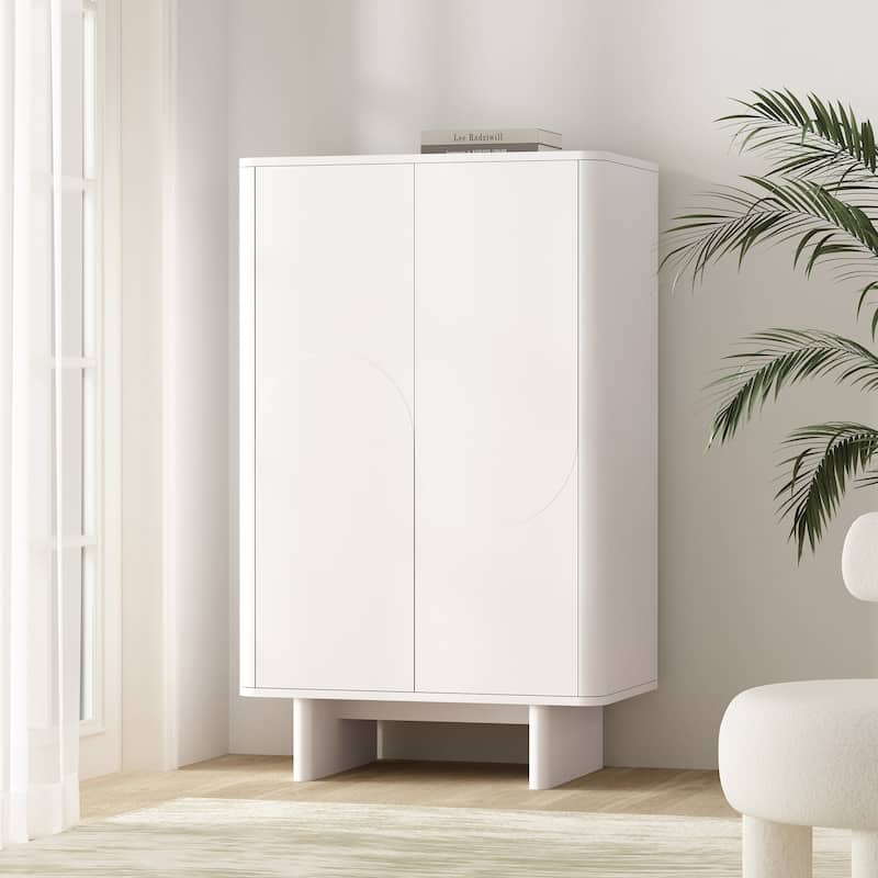 Manhattan Comfort Ella 32" Accent Cabinet - White