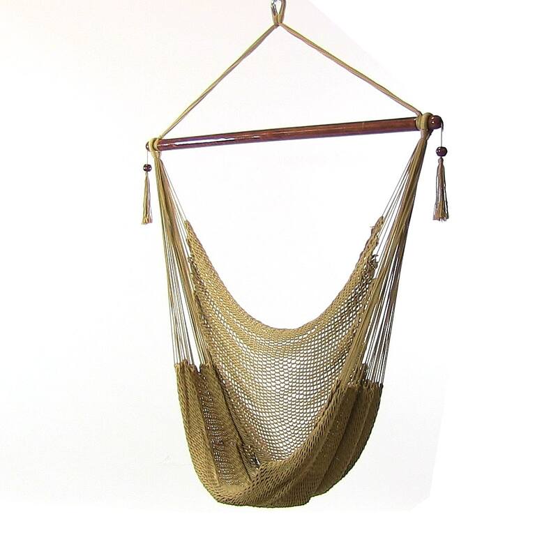Sunnydaze Caribbean Extra Large Hammock Chair & Adjustable Stand
