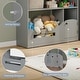 preview thumbnail 5 of 12, Kids Bookshelf,Toy Storage Organizer,Wooden Toddler Bookcase with Motion Sensor Light