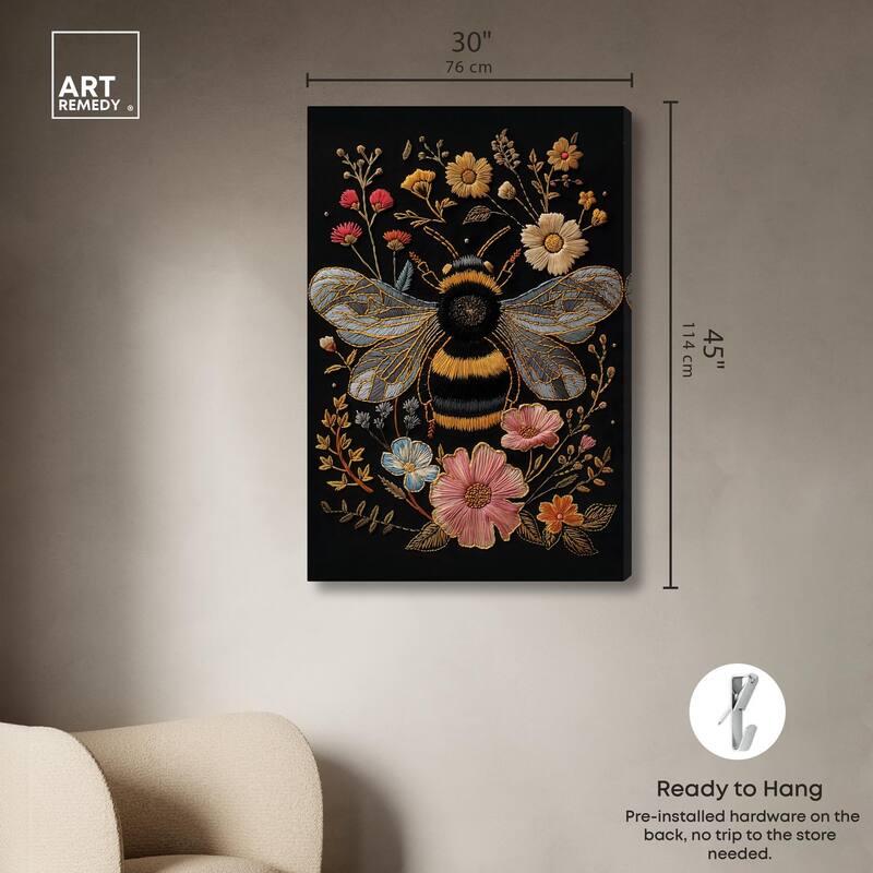 Honeyed Herald I Canvas by Art Remedy, Gallery Wrapped