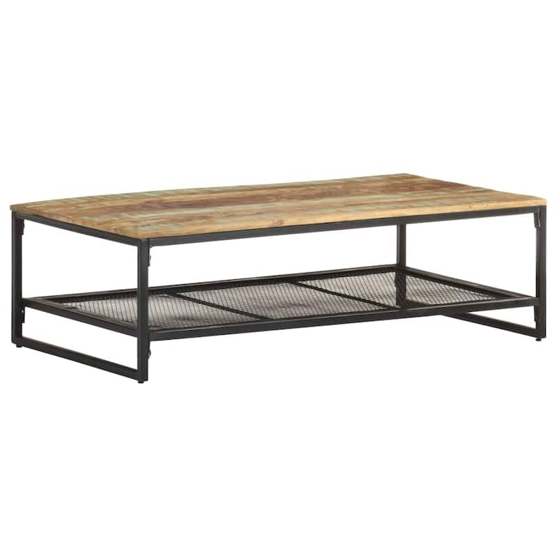 vidaXL Coffee Table 43.3"x23.6"x13.8" Solid Reclaimed Wood - 43.3" x 23.6" x 13.8"