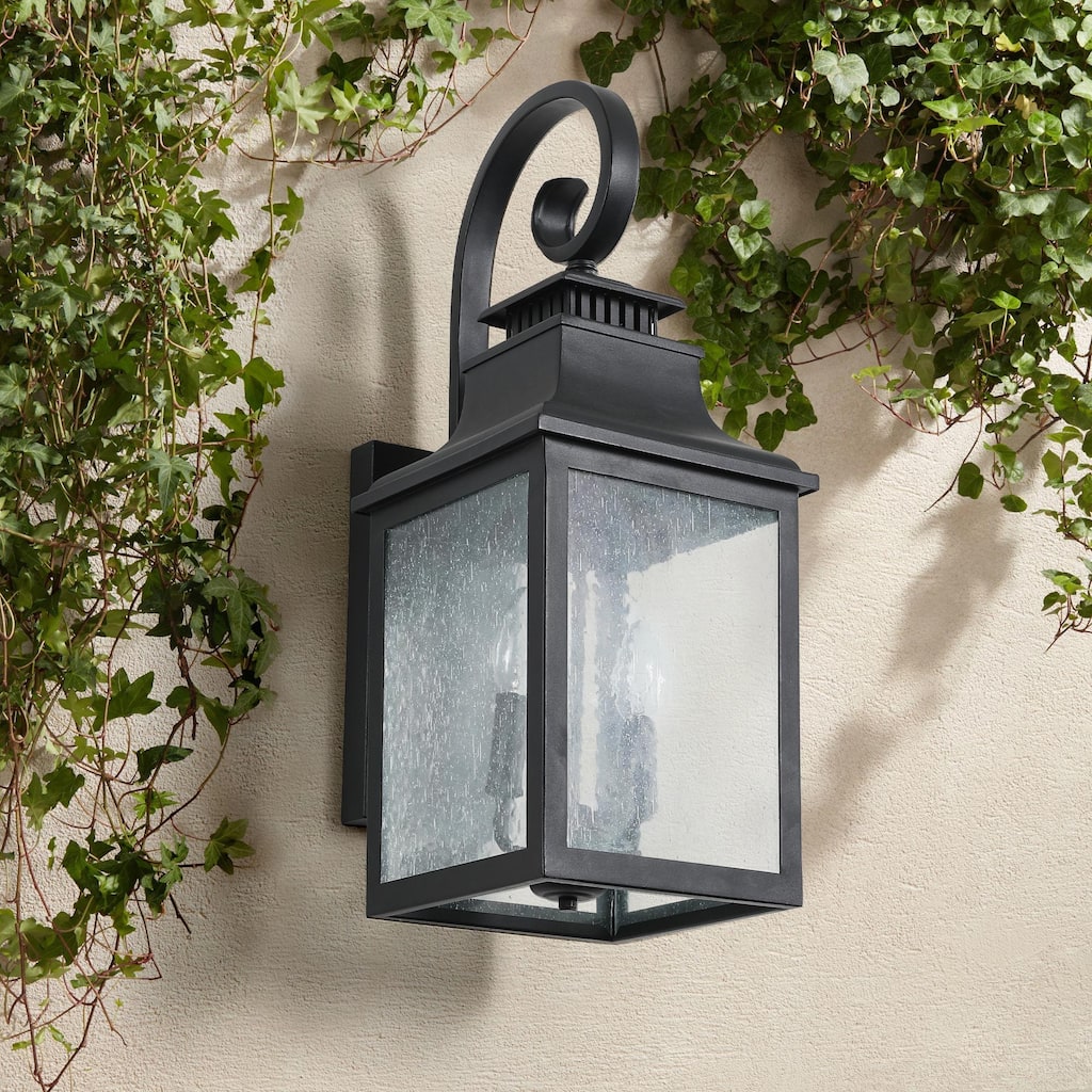 Large Outdoor Wall Lamps with Glass