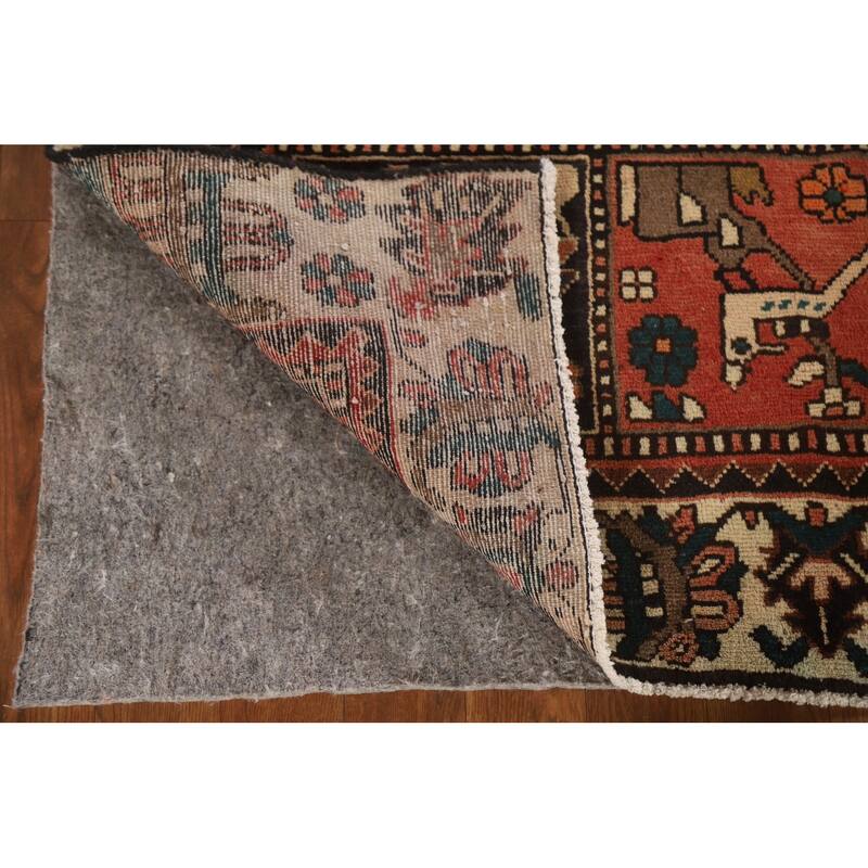 Garden Design Bakhtiari Persian Vintage Area Rug Handmade Wool Carpet - 5'0"x 9'0"