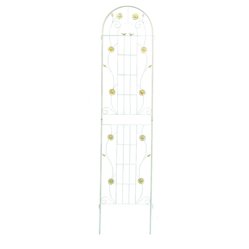 4 Pcs Rustproof Metal Garden Trellis for Climbing Plants
