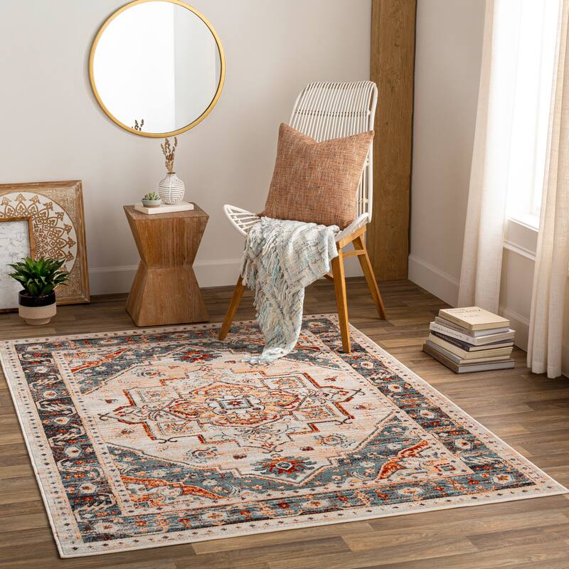 Artistic Weavers Redondo Indoor/ Outdoor Traditional Vintage Medallion Area Rug