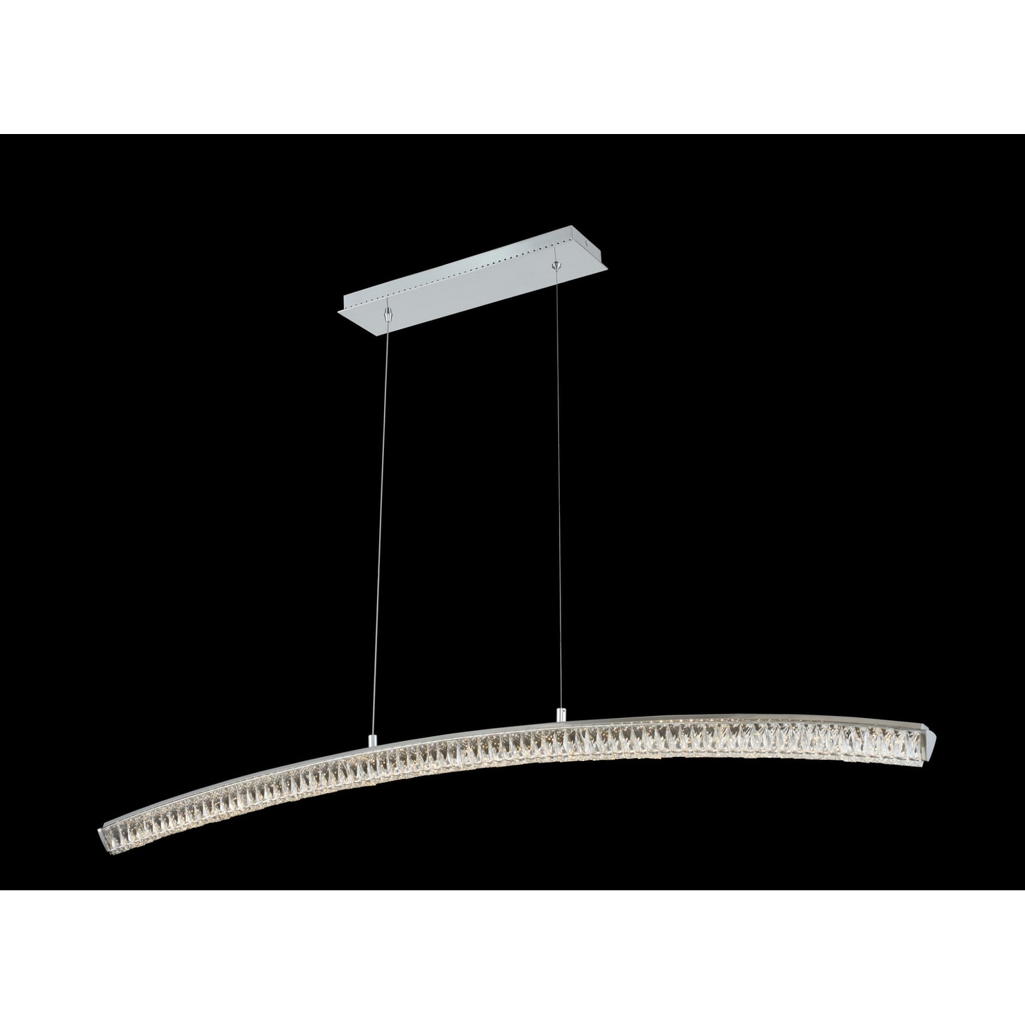 Allegri 035761-FR001 Aries 60" Wide LED Linear Chandelier with Firenze