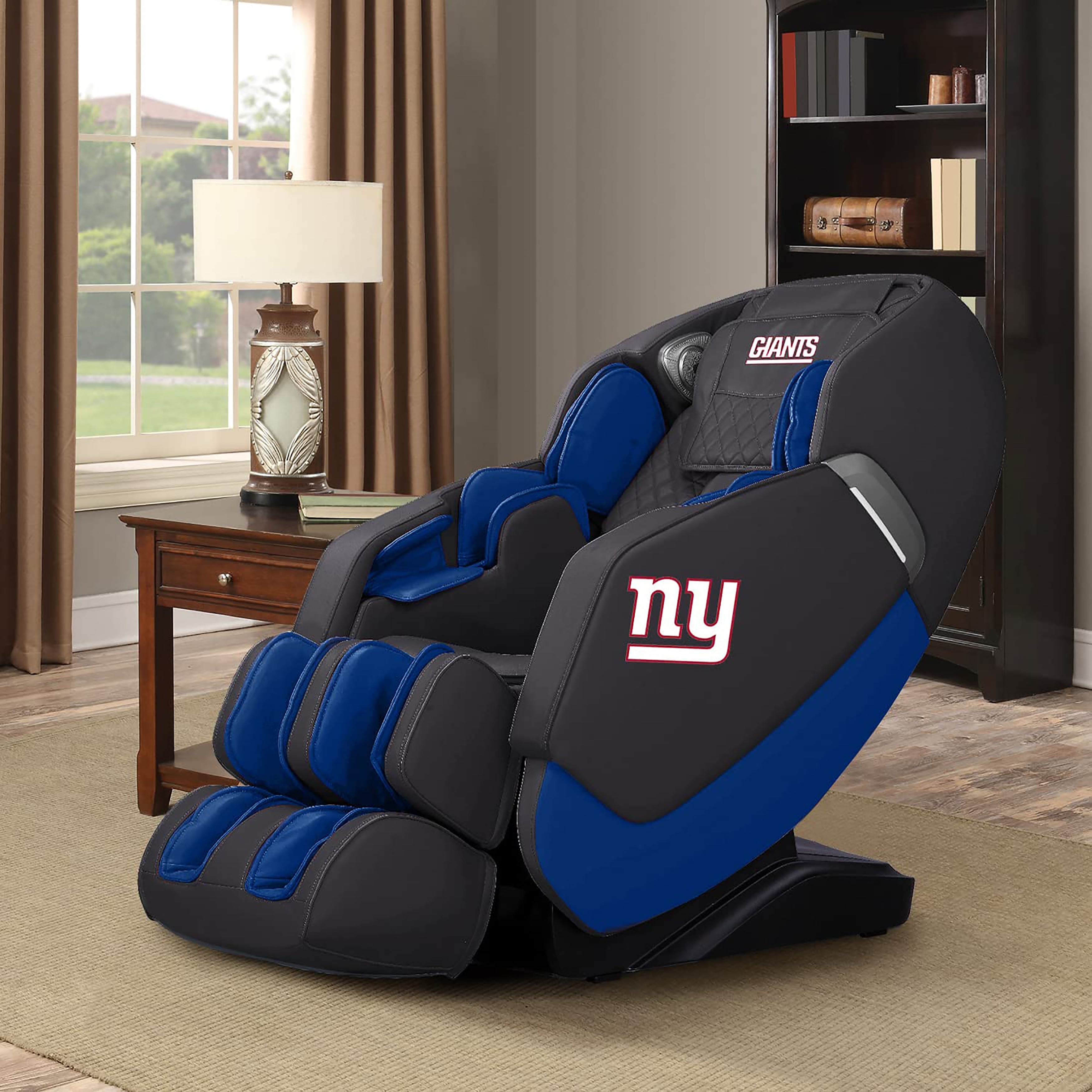 NFL Modern Leather Zero Gravity Massage Chair with Bluetooth