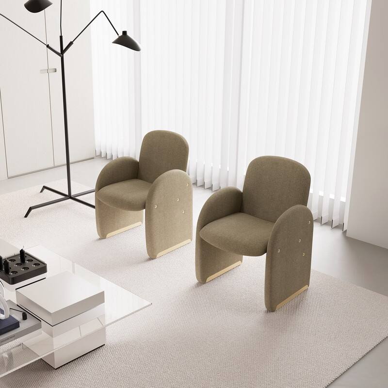 Velvet Accent Chair, Modern Living Room Chair for Bedroom, Dining Room
