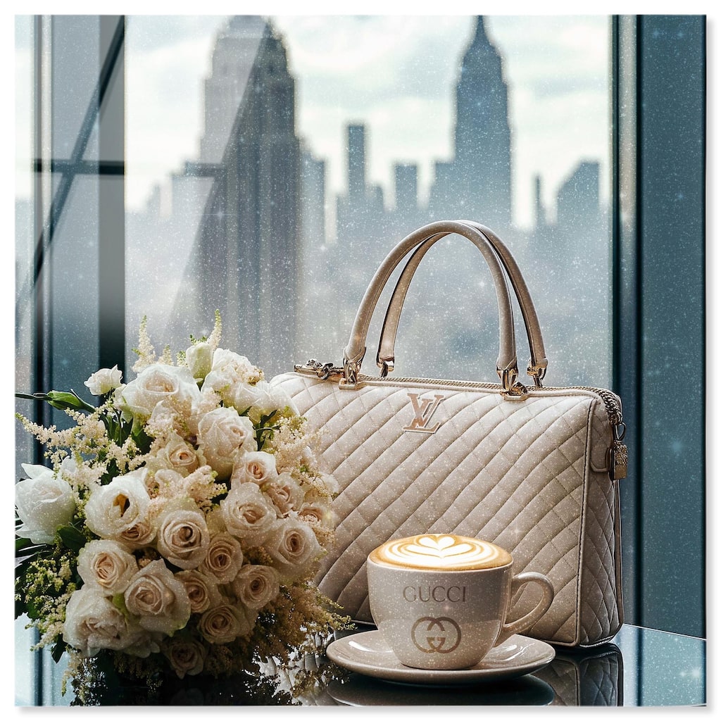 Glam by the Window New York Acrylic by Art Remedy, Ready to Hang