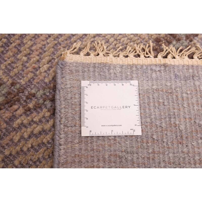 ECARPETGALLERY Hand-knotted Tangier Tan Wool Rug - 8'2 x 10'2