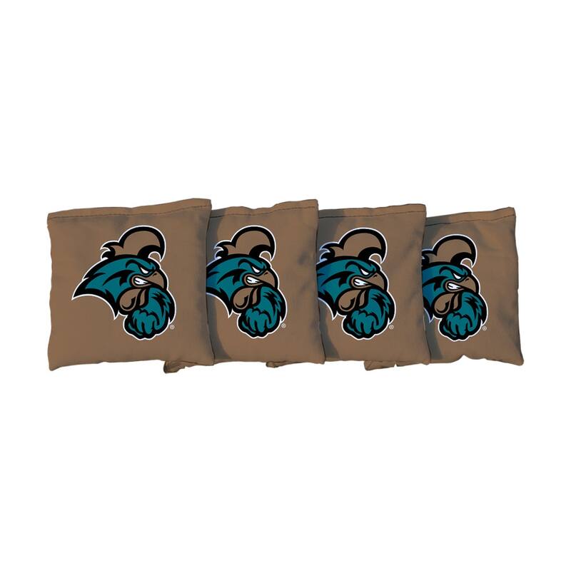 Coastal Carolina Brown Cornhole Bags - All-Weather Resin Filled