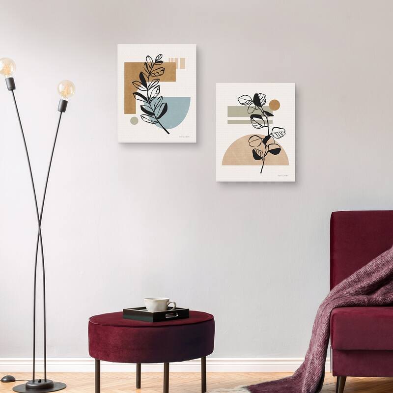 Scandi Farmhouse I, Scandi Farmhouse II by Meghan Gallagher Canvas Art Prints