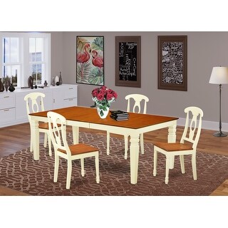 East West Furniture Groton Counter Stools With Wooden Seat - Set of 2 ...