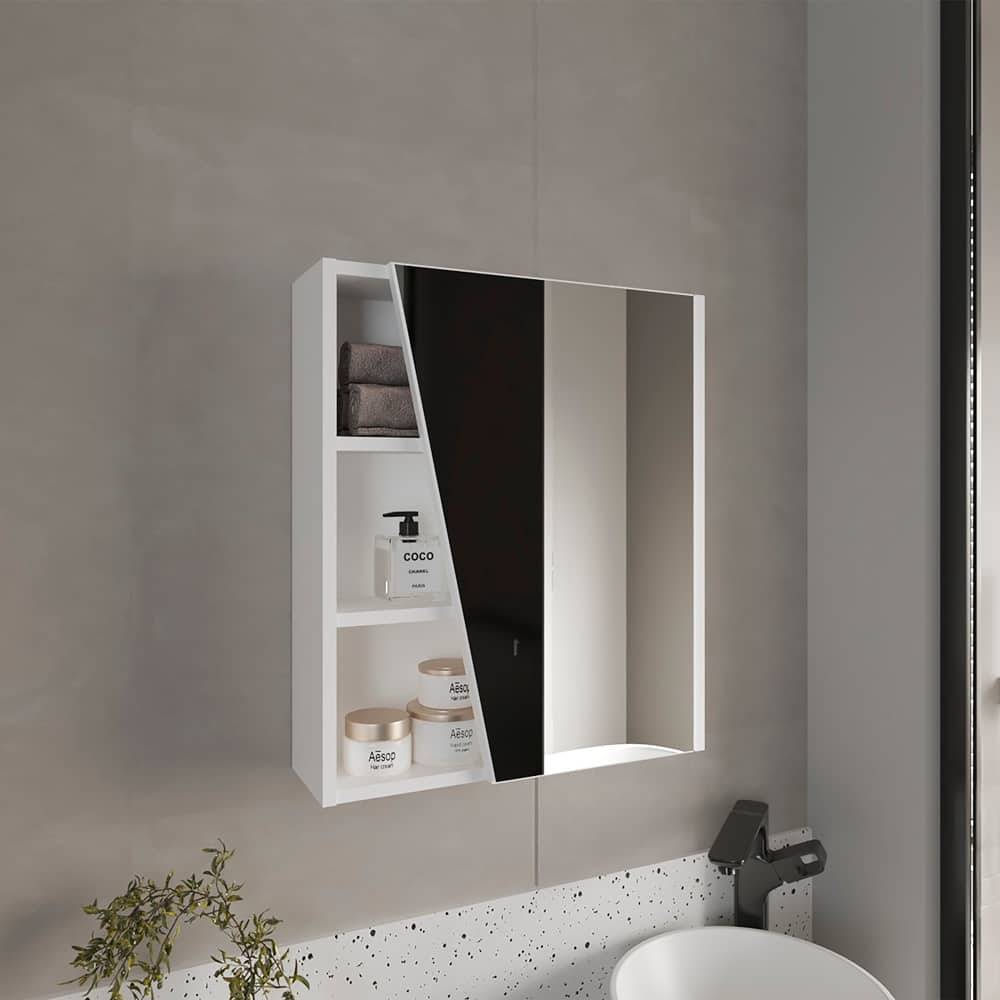 Modern Medicine Cabinet with Mirror for Bathroom Storage