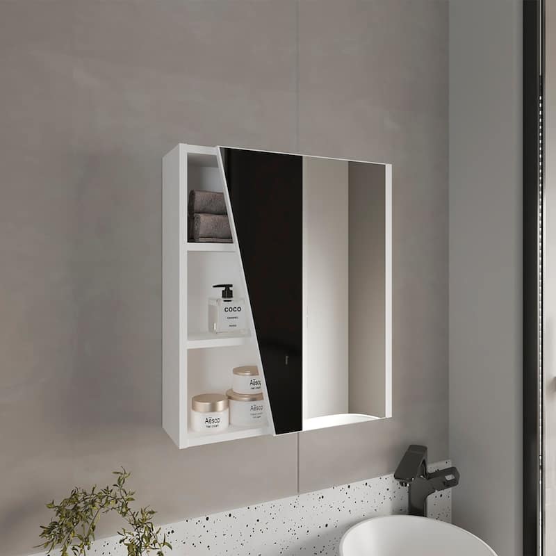 Wolcott Medicine Cabinet, Bathroom, White - White