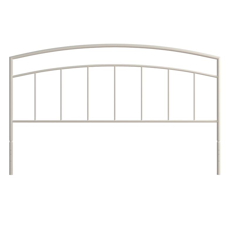 Hillsdale Julien Textured White Metal Spindle Headboard