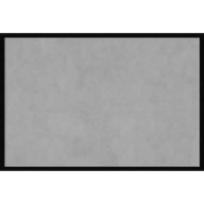 Amanti Art Svelte Noir Black Framed Magnetic Board