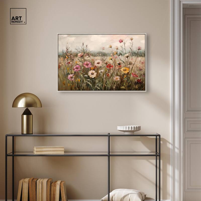 Vintage Blooms I Canvas by Art Remedy