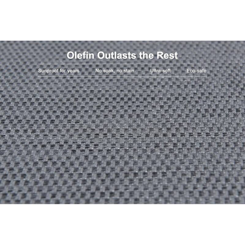 PURPLE LEAF Bar Stool Set of 2 Outdoor Rattan Bar Chair with Back Metal Bar Height Stool Wicker Barstool Dark Grey