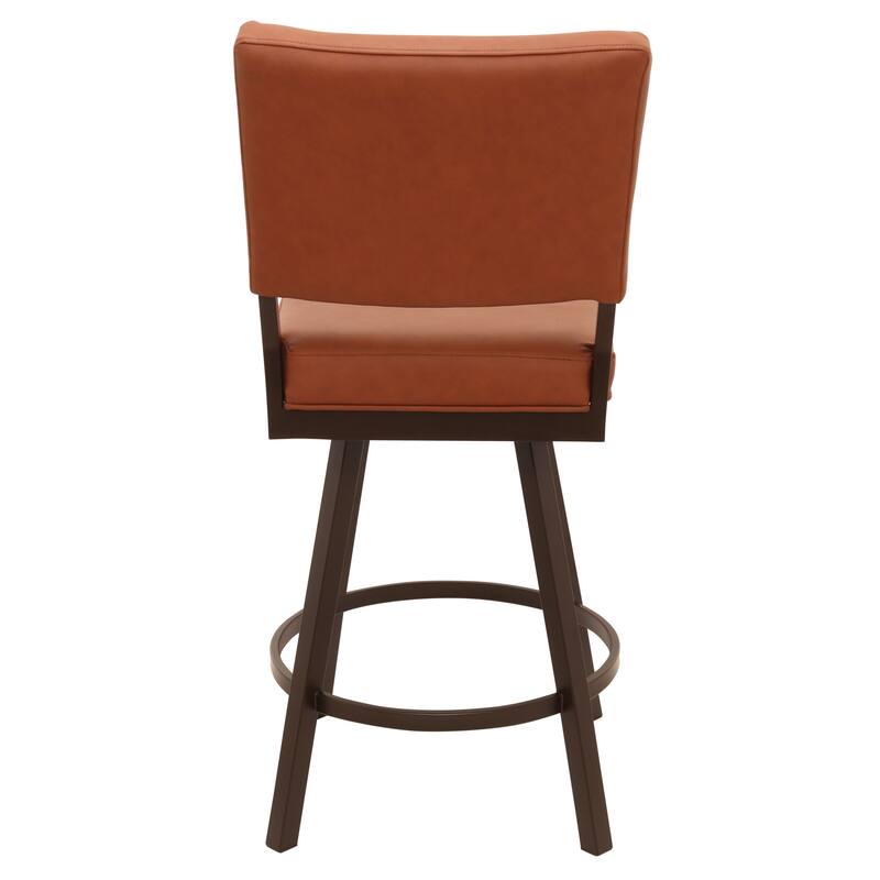 Tempo Furniture Emerson Swivel 26" Counterstool w/ Fully Welded Metal Frame (Commercial Grade) by Furnish Theory (Var. Colors)