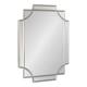 Kate and Laurel Minuette Traditional Decorative Framed Wall Mirror - 18x24 - Silver