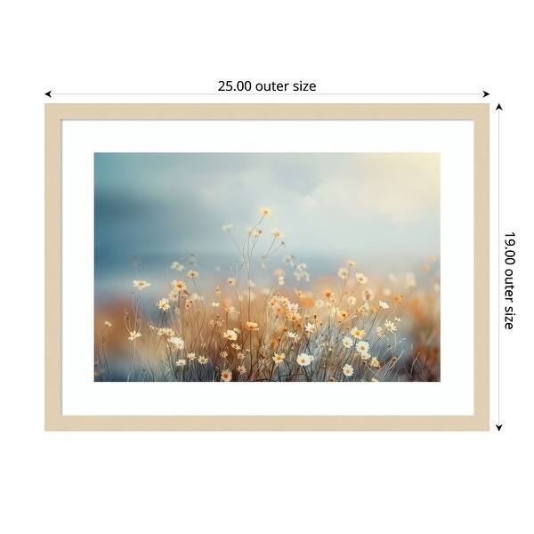 dimension image slide 0 of 2, Amanti Art Gentle Nature Hues I by Lazar studio Wood Framed Wall Art Print - Svelte Natural