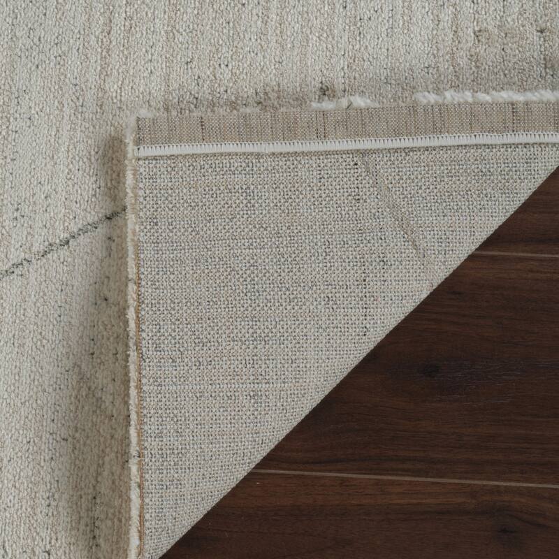 Betab Distressed Abstract Modern Stain Resistant Woven Durable Area Rug By HomeRoots