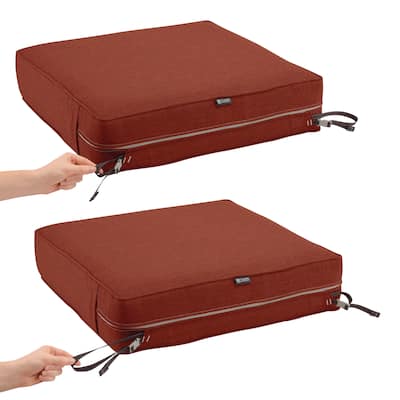Classic Accessories Montlake Water-Resistant Outdoor Cushion Slip Cover