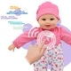 preview thumbnail 2 of 3, New Adventures Little Darlings: 12" Talking Twins Dolls - Pink