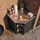 preview thumbnail 90 of 93, 100% Solid Wood Outdoor Kitchen Cabinet Set, Modular Patio BBQ Island Sideboard Buffet Pantry