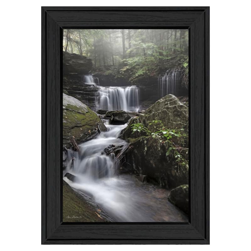 TrendyDecor4U "Rickett's Waterfall" Framed Print Wall Art