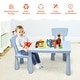 preview thumbnail 27 of 38, Gymax Kids Table & 2 Chairs Set Toddler Activity Play Dining Study - See Details