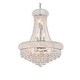 preview thumbnail 3 of 7, Elegant Lighting 14-light Chrome Royal Cut Crystal Hanging Fixture