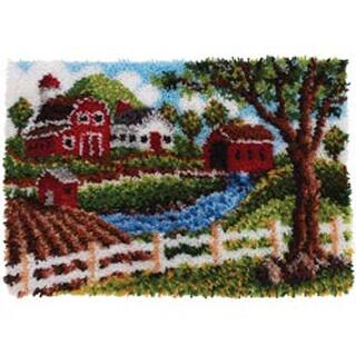 Latch Hook Kits Online At Our Best Cross Sch Heritage Homestead Wonderart Clic Latch Hook Kit
