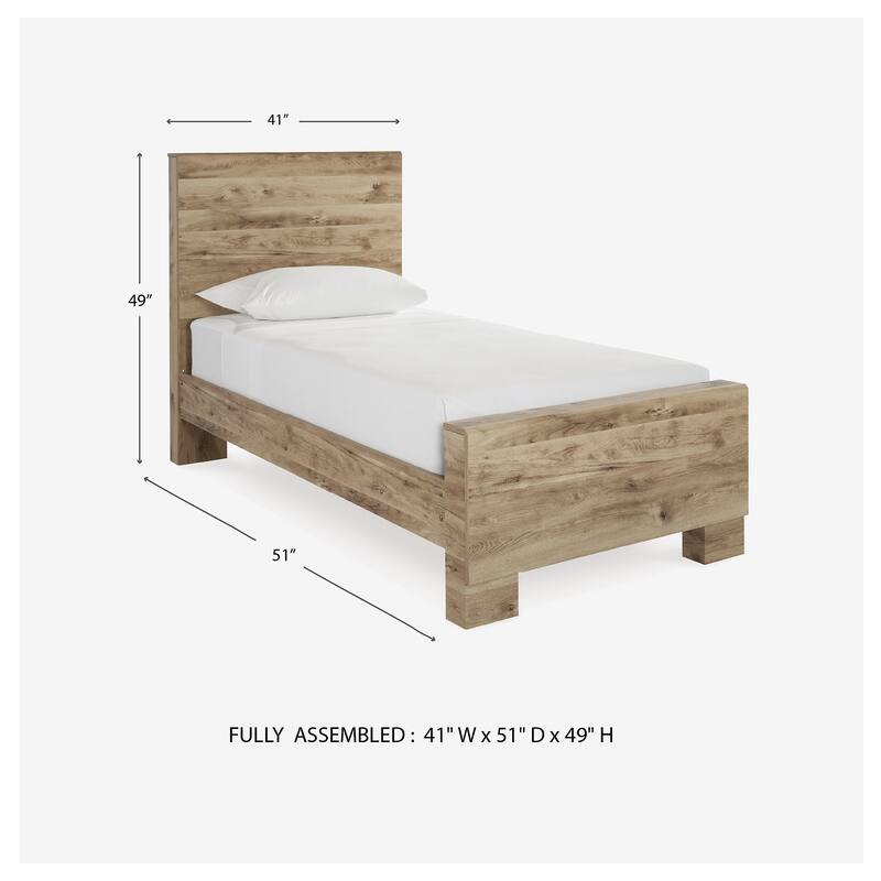 Signature Design by Ashley Hyanna Tan Brown Panel Bed