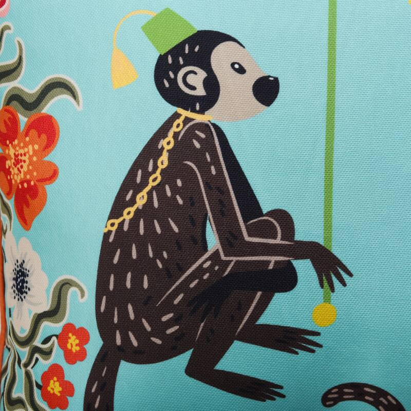 StyleCraft Maharaja Monkey Left Side Throw Pillow