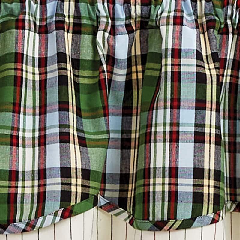 Park Designs Happy Trails Lined Layered Valance 72” x 16” - 72" X 16"