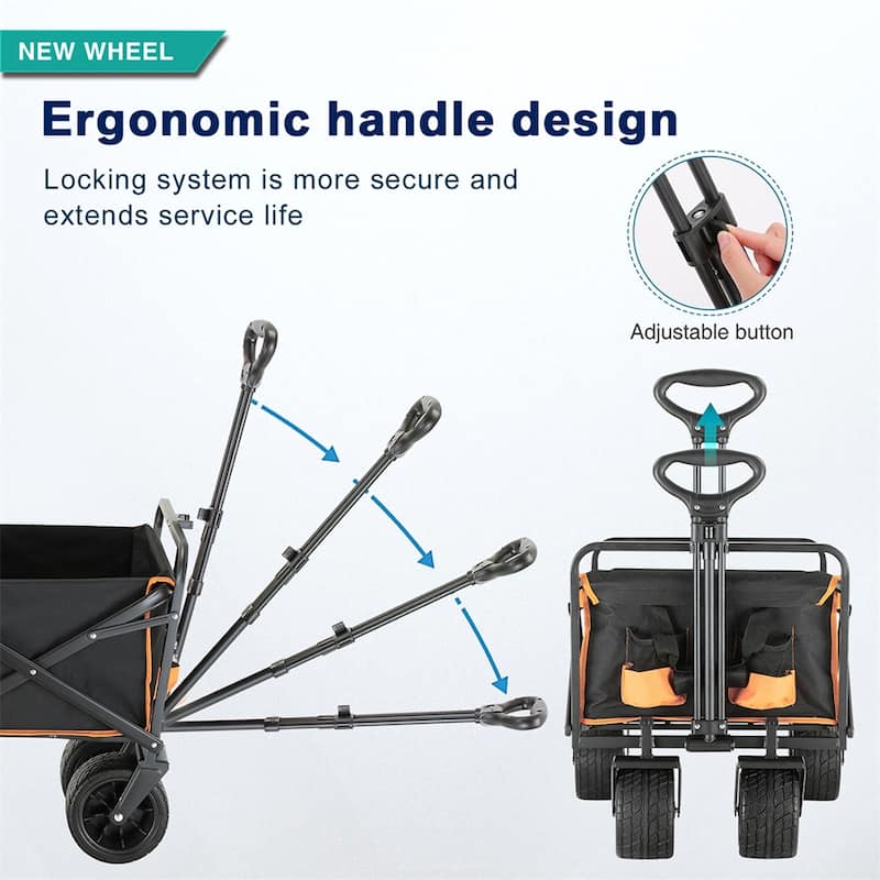 Folding Campers Big Large Capacity Folding Cart Wagon Cart