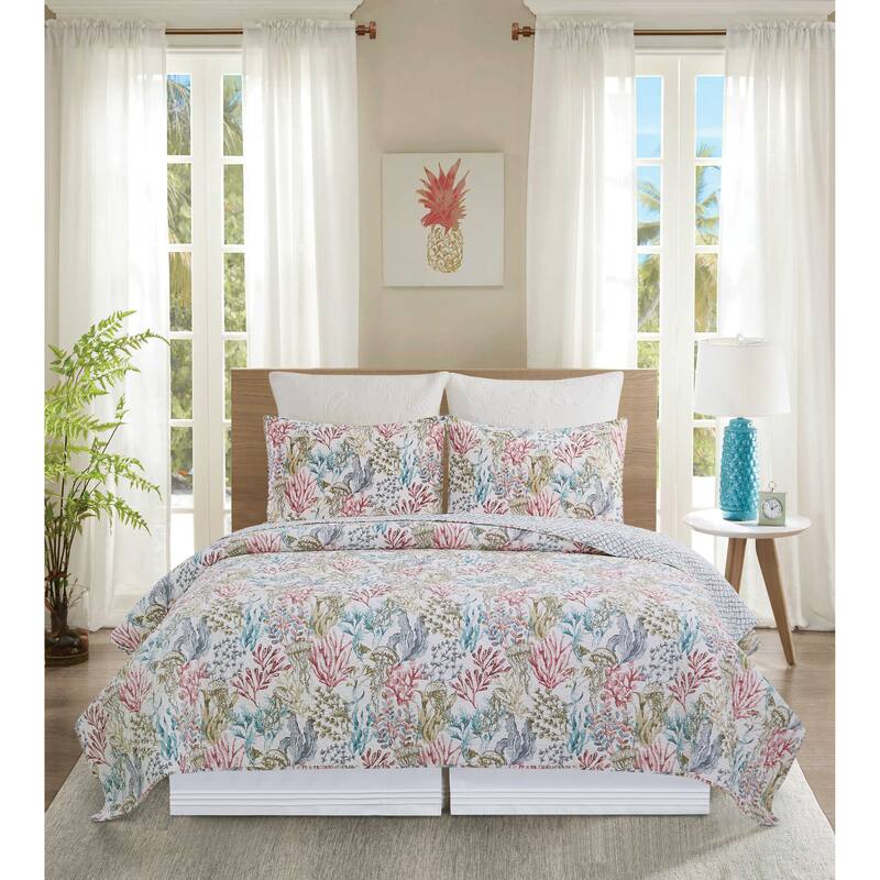 Delphina Reef Cotton Quilt Set