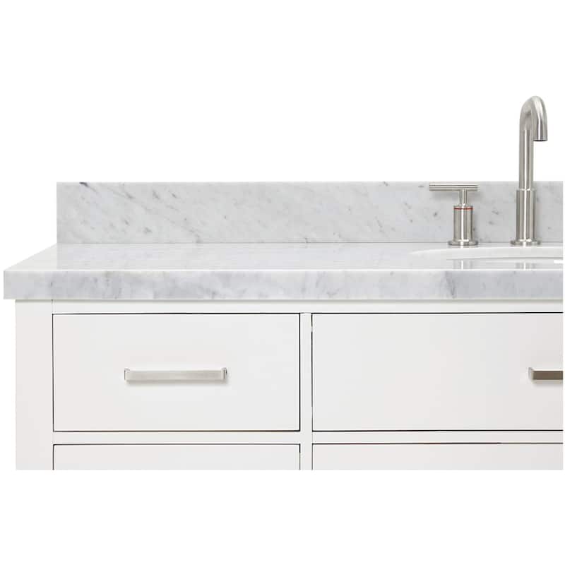 Ariel H061SCWOVO Bristol 61" Free Standing Single Oval Basin Vanity