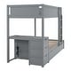 preview thumbnail 22 of 34, Twin-Over-Twin Bunk Bed with Twin size Trundle, Storage and Desk