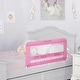 preview thumbnail 2 of 19, Dream On Me Lilibet Mesh Safety Bed Rail in Pink for Twin